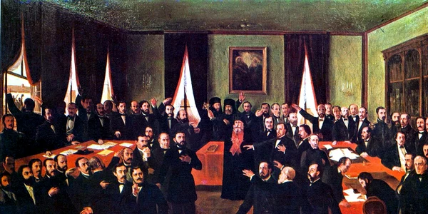 „Proclamarea Unirii”, pictură de Theodor Aman