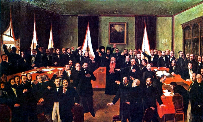 „Proclamarea Unirii”, pictură de Theodor Aman