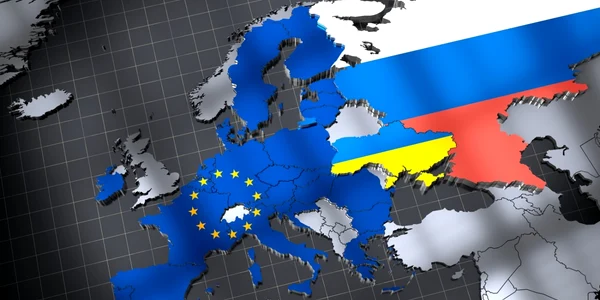 Harta Rusia Ucraina si Uniunea Europeana FOTO Shutterstock 