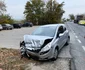 Traficul este întrerupt temporar din cauza accidentului FOTO: Imagini amator