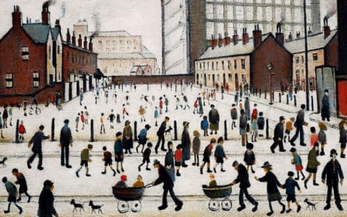 Tabloul lui Lowry va fi scos la licitaţie FOTO: The Guardian