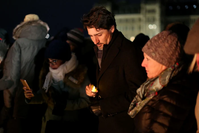 Justin Trudeau a anunțat că guvernul canadian va ajuta financiar familiile victimelor din avionul doborât în IranFoto: Getty