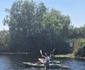 Dan Negru și soția sa, Codruța, s-au urcat în bărci tip canoe și au plecat să exploreze zona / foto: Click!