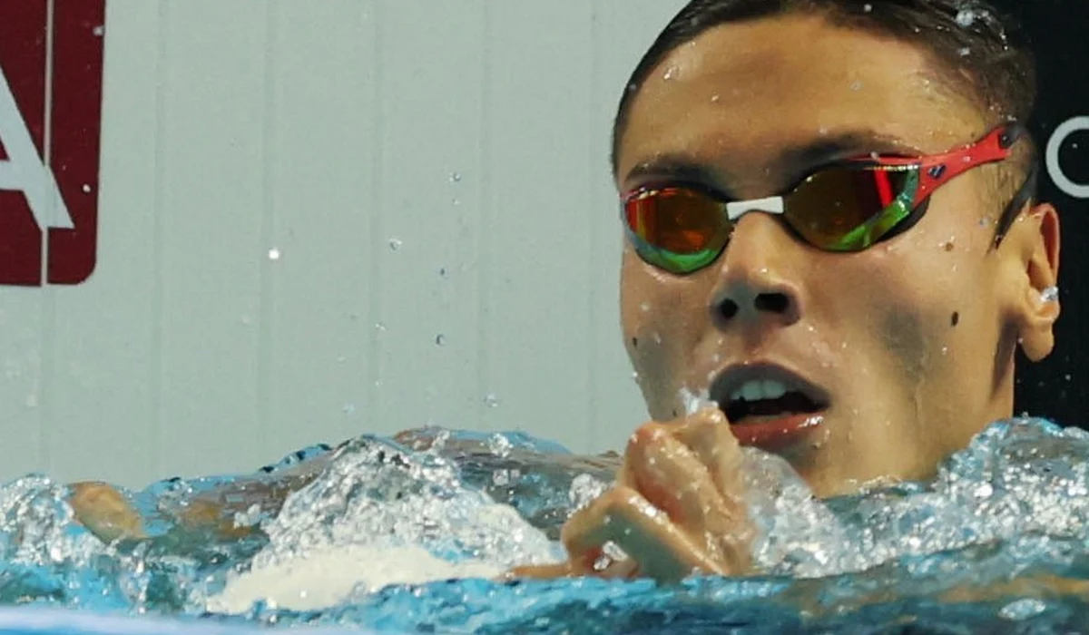 Noua senzație din natația mondială. Un puști de doar 14 ani, amenințare reală pentru David Popovici la Olimpiada din 2028. Rezultate incredibile