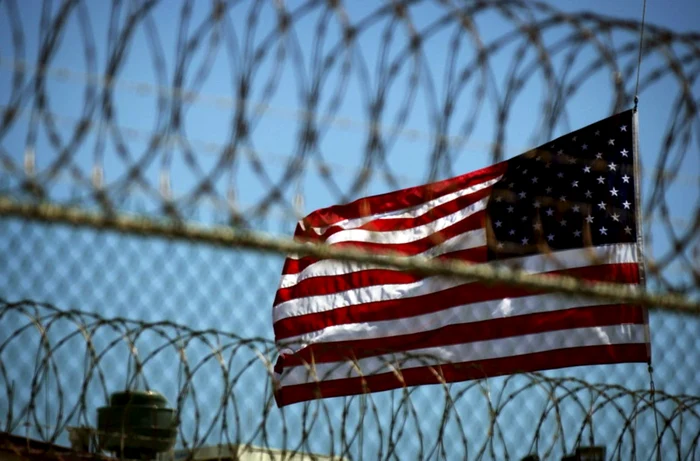 Guantanamo: Steagul SUA fluturând la Delta Camp 5 FOTO EPA-EFE