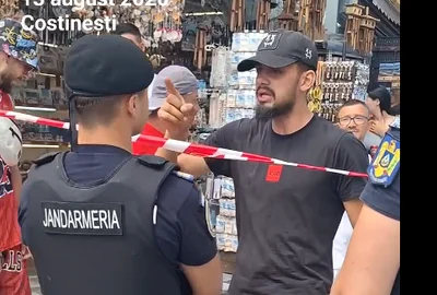 jscandal turisti jandarm  drona costinesti captura video FB png