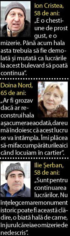 Hala va fi  reconstruită în zonă
