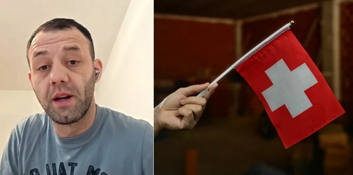 Tudor, românul stabilit în Elveția / Foto: captură video TikTok, Shutterstock