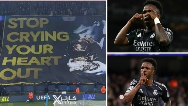 Vinicius a marcat împotriva lui City, a redus stadionul la tăcere și s-a răzbunat pentru bannerul din 2025: „Plângeți, plângeți!”