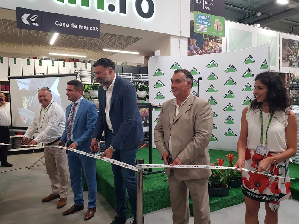 A fost inaugurat magazinul Leroy Merlin din Arad FOTO Claudia Untaru 
