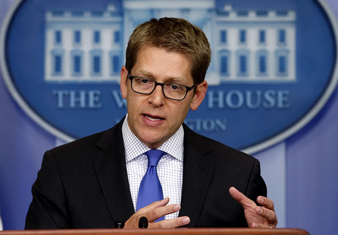 Jay Carney, purtătorul de cuvânt de la Casa Albă, a vorbit despre situaţia din Siria la Washington FOTO Reuters