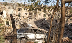 Război în Ucraina - atac în Kiev FOTO Profimedia 