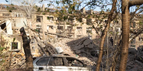 Război în Ucraina - atac în Kiev FOTO Profimedia 