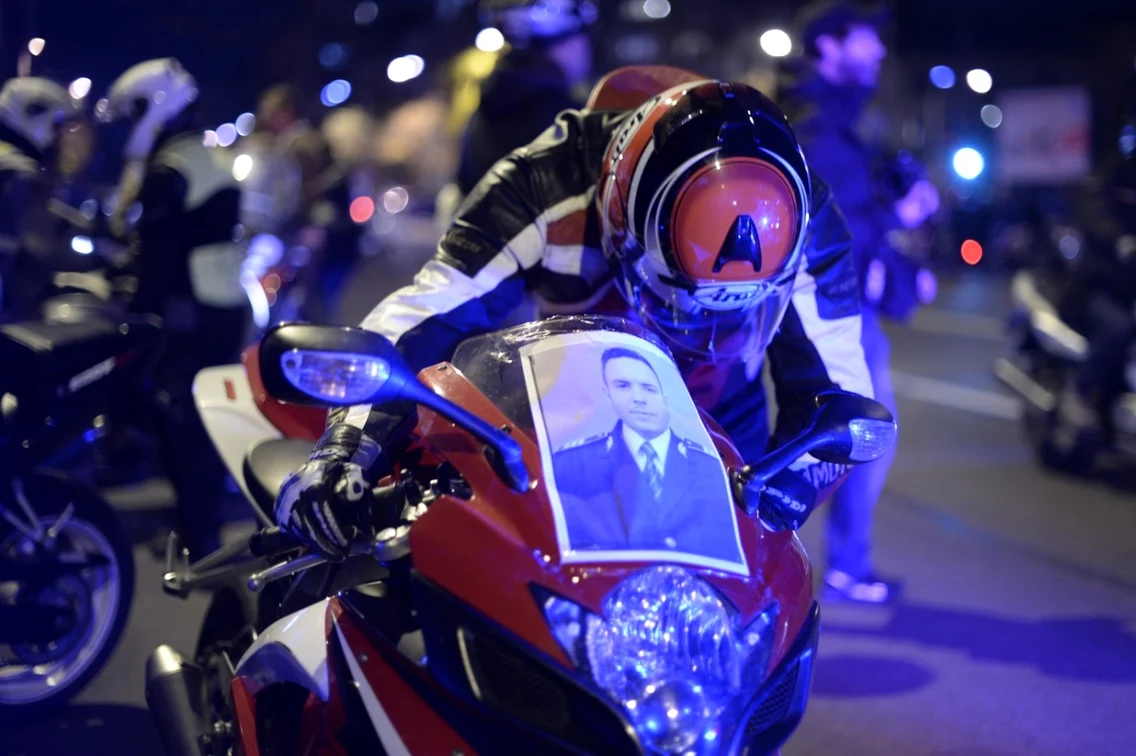 2 comemorare bogdan gigina mars motociclisti foto mediafax