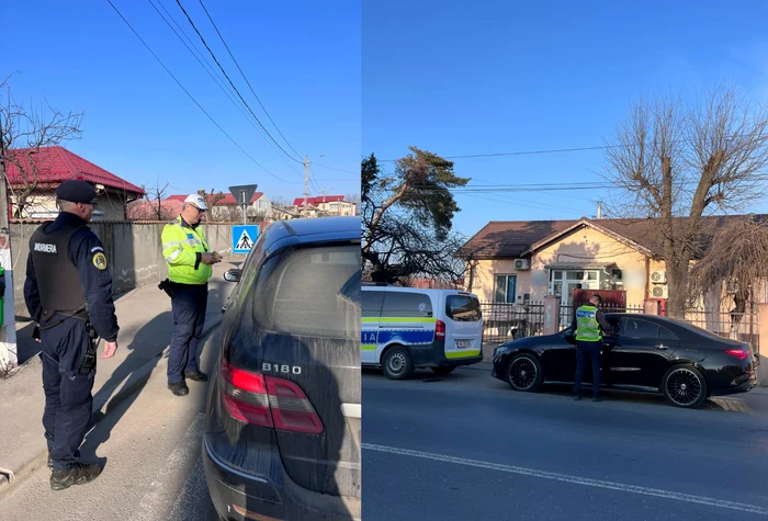 Zeci de amenzi și permise de conducere reținute