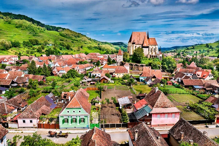 Biertan, satul săsesc cu biserică fortificată, parte din UNESCO. FOTO: Sorin Onișor