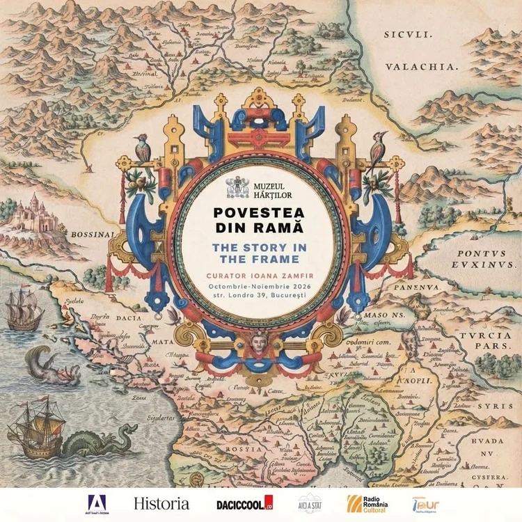 Afișul expoziția „Povestea din ramă / The story in the frame” 