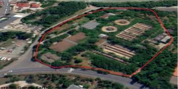Amplasamentul noului parc de aventură de la Galaţi FOTO Proiect
