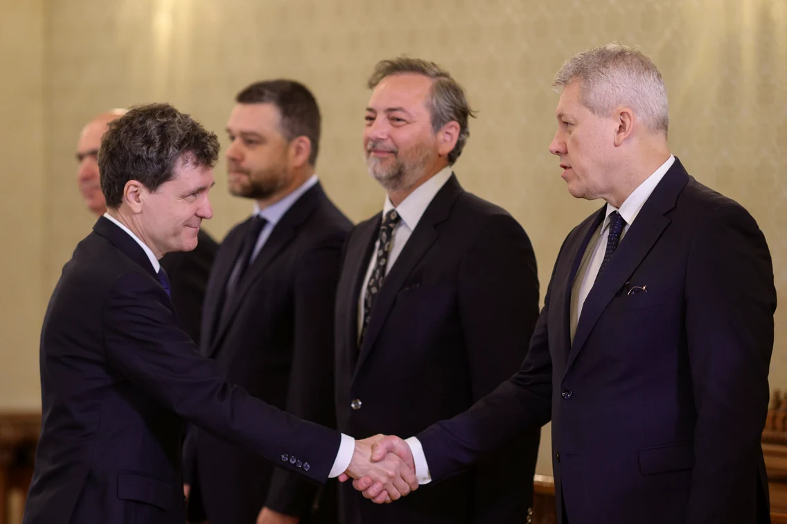 Delegația PNL la Palatul Cotroceni. FOTO: INQUAM/Photos Octav Ganea
