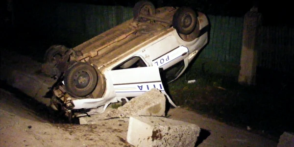 maşina IPJ Mehedinti rasturnata