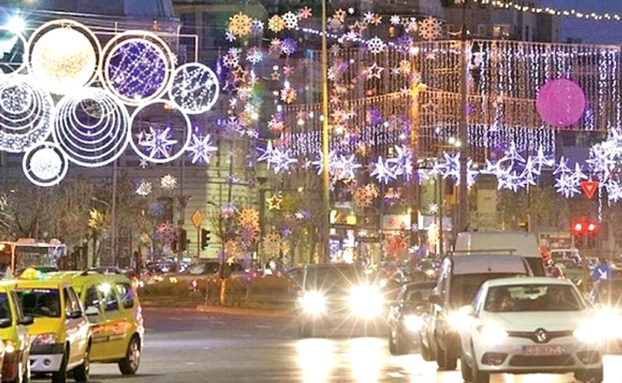 Iluminatul de Sărbători din București va fi aprins luniFoto: Arhiva Click!