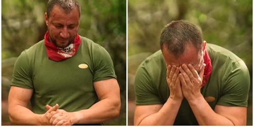 Marian Godină, momente emoționante la Survivor România 2026. Polițistul a izbucnit în lacrimi gândindu-se la familie. FOTO: captură video Antena 1