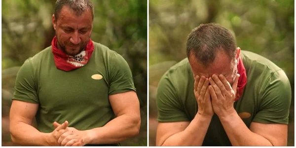 Marian Godină, momente emoționante la Survivor România 2026. Polițistul a izbucnit în lacrimi gândindu-se la familie. FOTO: captură video Antena 1