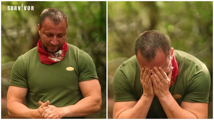Marian Godină, copleșit de emoții la Survivor / captură video Antena 1