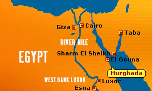 Staţiunea Hurghada se află pe litoralul Mării Roşii jpeg