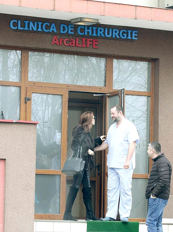 Cristina Spătar,  în vizită la  doctorul Vitalie Stan