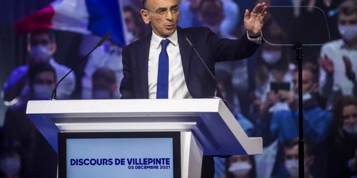 Eric Zemmour la primul sau miting de candidat la presedintia Frantei FOTO EPA-EFE