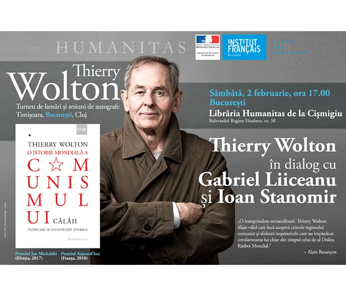 Thierry Wolton în dialog cu Gabriel Liiceanu și Ioan Stanomir jpeg