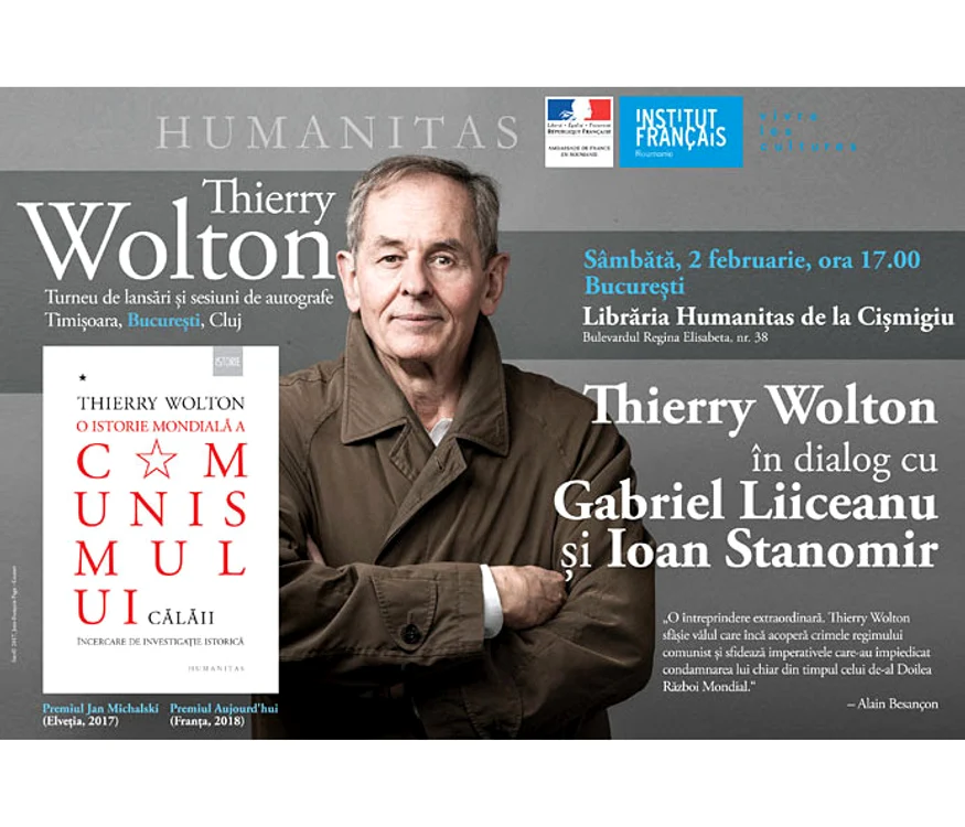 Thierry Wolton în dialog cu Gabriel Liiceanu și Ioan Stanomir jpeg