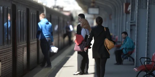 Tren in Gara de Nord FOTO Mediafax 