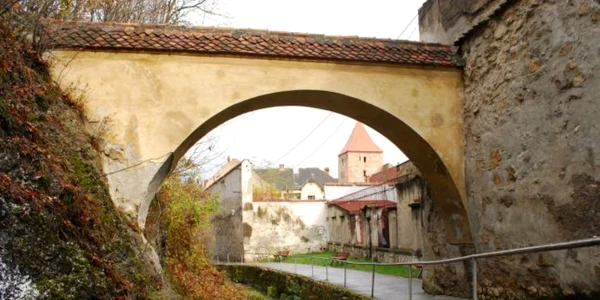 Zona pietonală După Ziduri Braşov. Foto