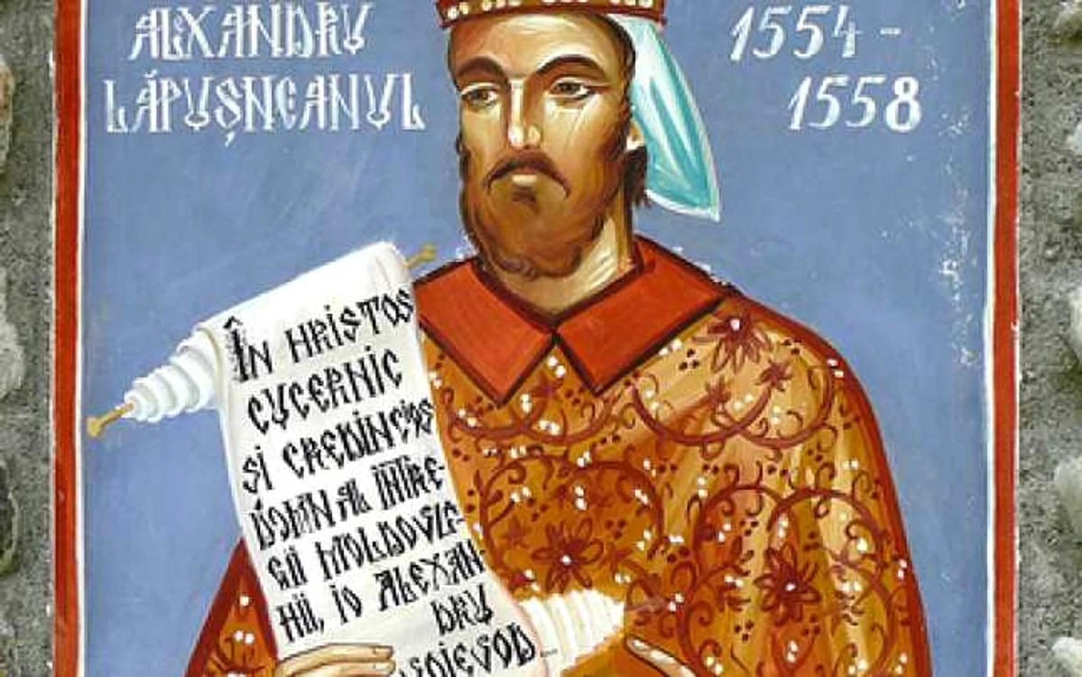 Alexandru Lăpuşneanu, într-o pictură bisericească