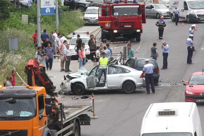 Viteza contină să fie principala cauză a producerii accidentelor rutiere. FOTOArhivă.