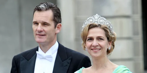 Infanta Cristina de Burbon şi soţul său