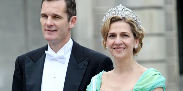 Infanta Cristina de Burbon şi soţul său