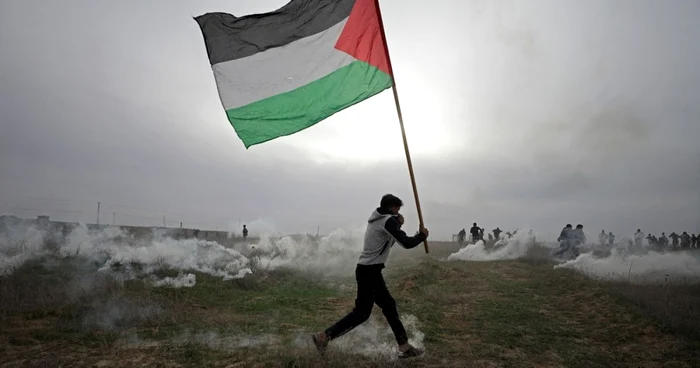 Protestatar palestinian din Fâşia Gaza FOTO EPA-EFE