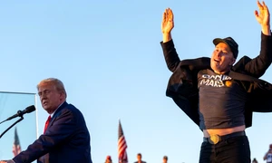 Trump s-a întors în locul tentativei de asasinat cu Elon Musk FOTO @aldrin12354 / X