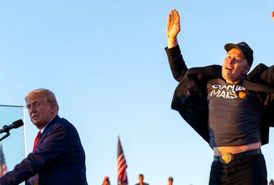 Trump s-a întors în locul tentativei de asasinat cu Elon Musk FOTO @aldrin12354 / X