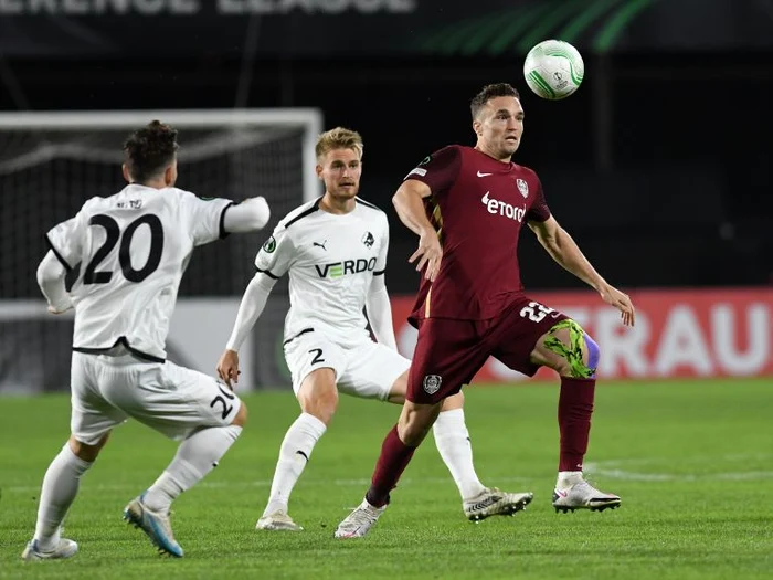 CFR Cluj a terminat la egalitate cu Randers în Conference LeagueFOTO: Sportpictures.eu