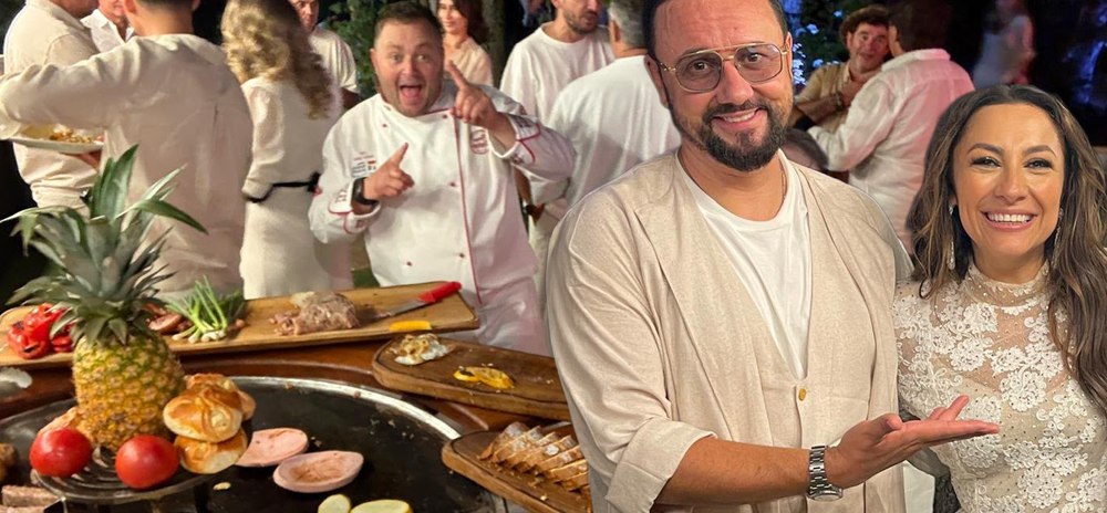 Ce delicii au avut invitații la aniversarea Andrei Măruță pentru cei 40 de ani de viață și 18 ani de căsnicie: „Cel mai mâncat produs a fost parizerul”