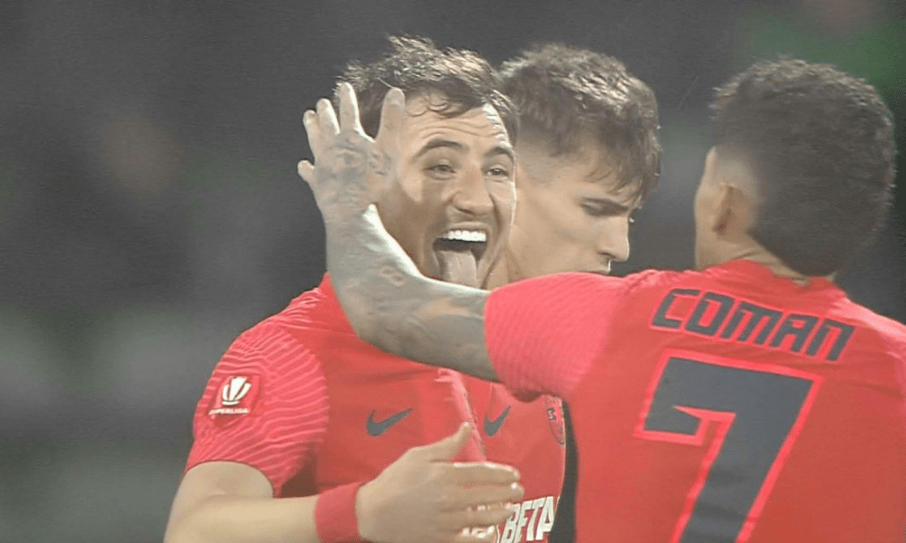 FC Argeș - FCSB 1-2. Sorescu, decisiv pentru "roș-albaștri" după ce a fost mutat în ofensivă 