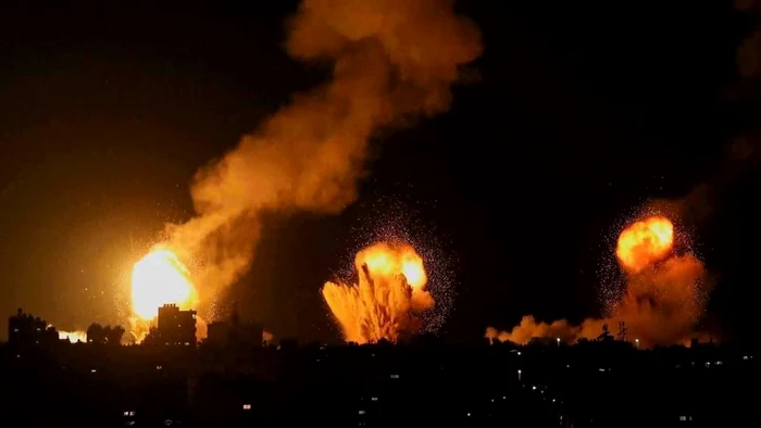 Locuitorii palestinieni au raportat lovituri puternice. FOTO: X/@mhdksafa