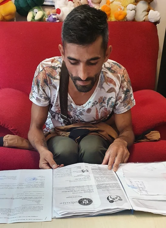 Marian Țifraș vrea să-și spună întreaga poveste a vieții FOTO Asociația Catharsis