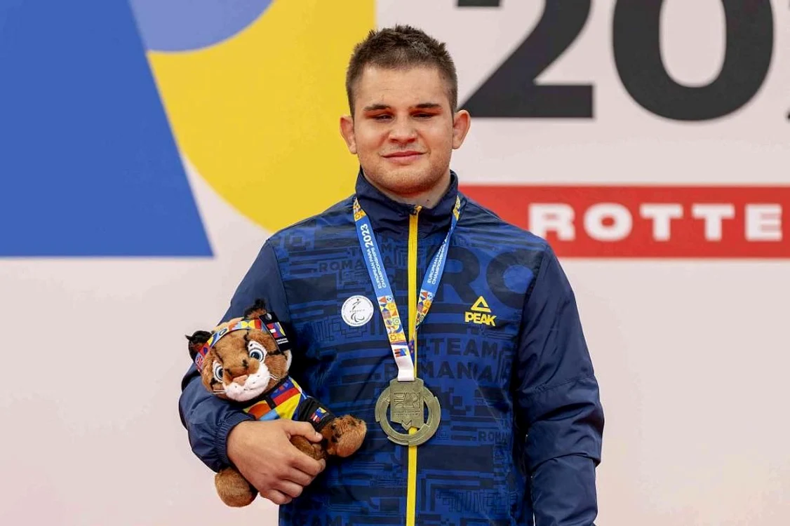 Alex Bologa a câștigat medalia de aur la judo la Jorurile Parlimpice din Paris. FOTO: sportsnet