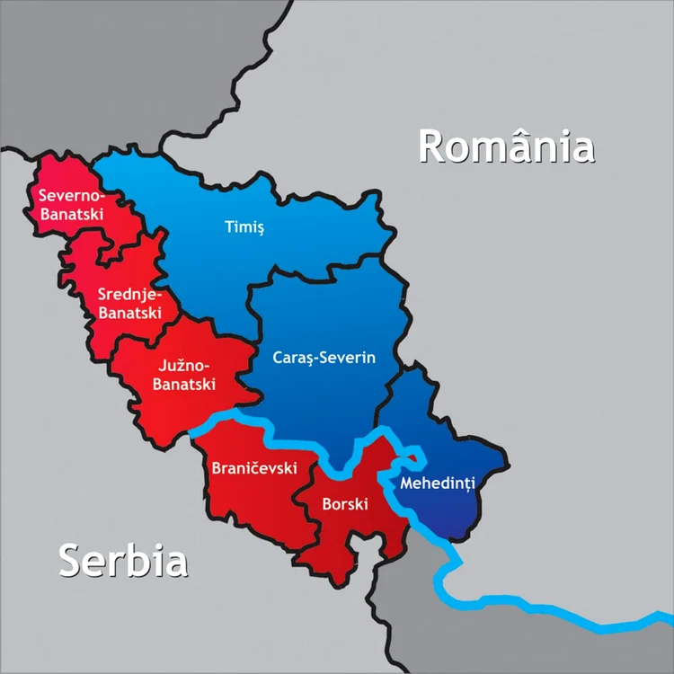 Oraşele de frontieră din România şi Serbia FOTO brct-timisoara.ro