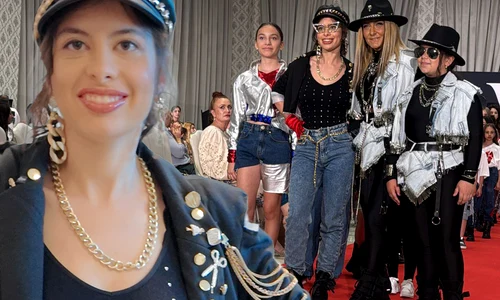Elena Boncea a deschis un show de moda care l-a avut ca inspiratie pe Regele Pop-ului, Michael Jackson